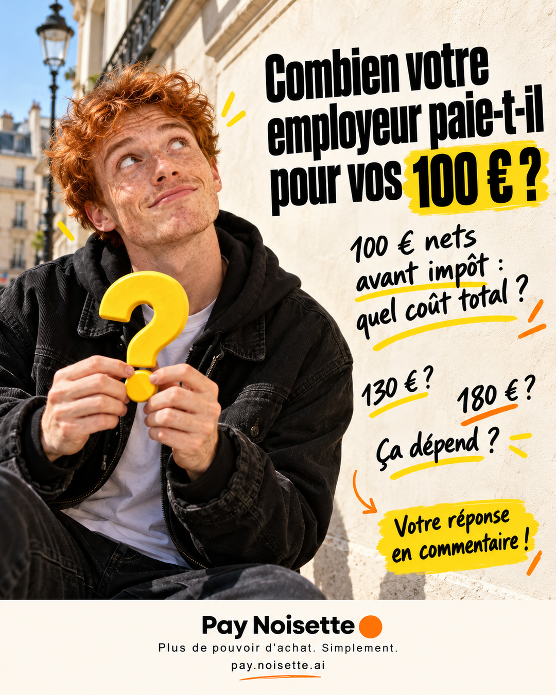 Combien votre employeur paie-t-il pour vos 100 € ?