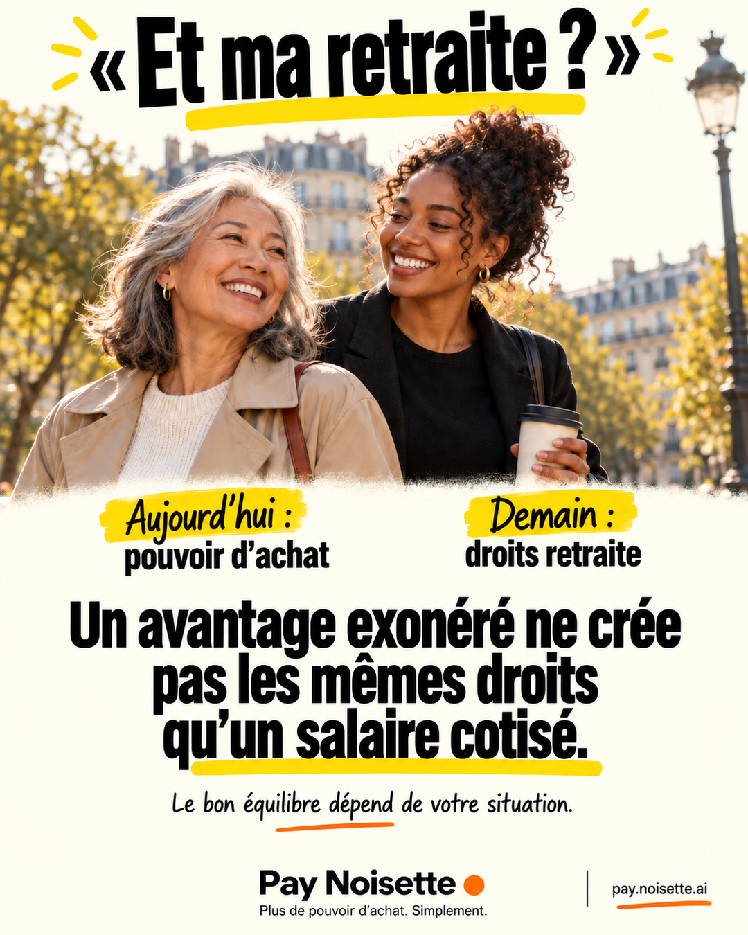 Je vais cotiser moins pour ma retraite ?