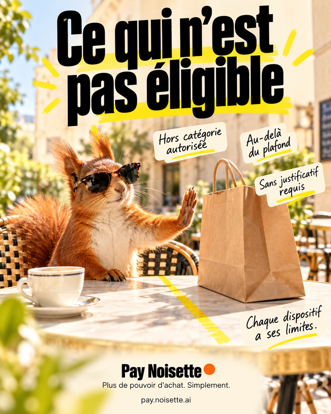 Ce qui n’est pas éligible