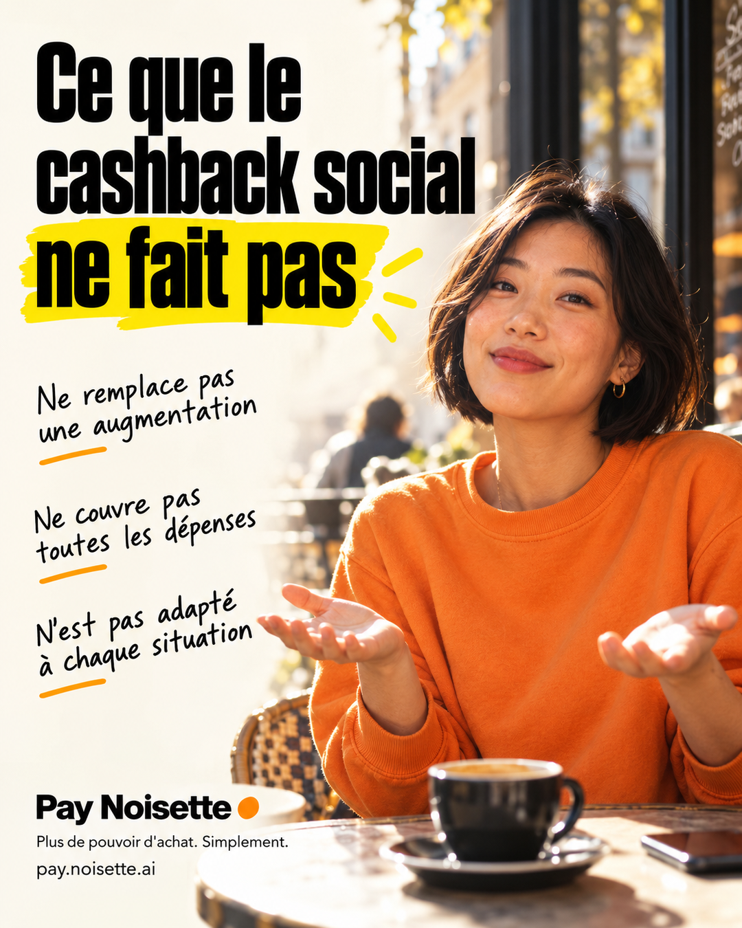 Ce que le cashback social ne fait pas